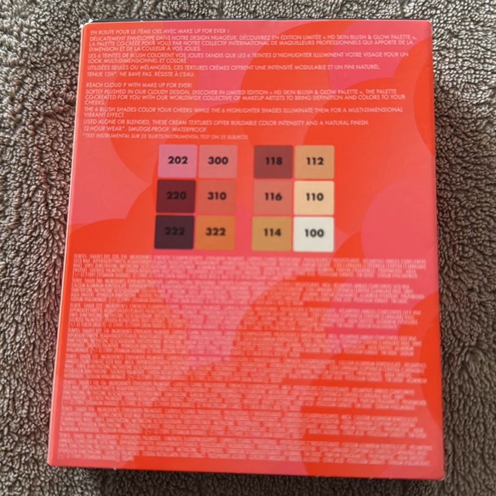 BNIB MAKEUP FOREVER HD SKIN BLUSH & GLOW PALETTE - Picture 2 of 5